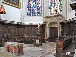 Choeur et porche du tombeau du chancelier Carondelet