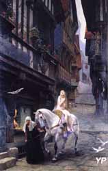 Lady Godiva, huile sur toile (Jules Lefebvre, 1891)