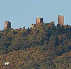 Les Trois Châteaux du Haut-Eguisheim (doc. OT Eguisheim)