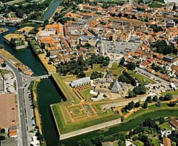 Vue aérienne de Gravelines