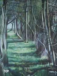 Sans titre, huile sur toile (Marc Desgrandchamps, 1995)