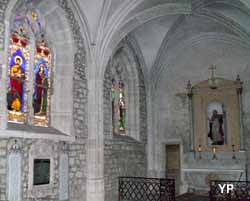 Église Saint-Loup et jardin du prieuré