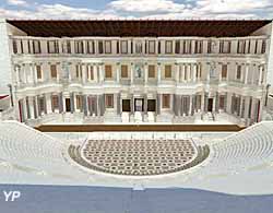 Plan de Rome - Théâtre de Pompée