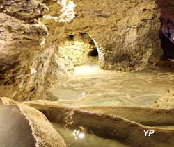 Gours ou Petits bassins (doc. Les Grottes de La Balme)