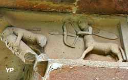 Eglise de Perse - métope centaure chassant