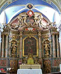 Autel et son retable baroque