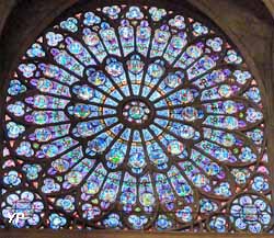Notre-Dame de Paris - rosace Nord