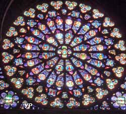 Notre-Dame de Paris - rosace Sud