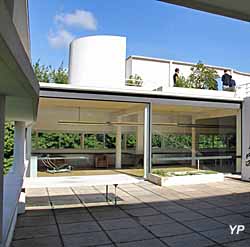 Villa Savoye, jardin suspendu et séjour