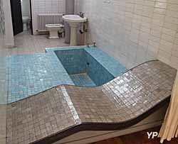 Villa Savoye, méridienne et salle de bains des parents