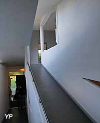Villa Savoye, rampe recouverte de linoléum