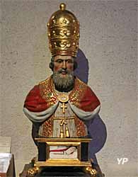 Eglise Saint-Clément - buste reliquaire de saint Clément