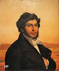 Jean-Fran&ccedil;ois Champollion (huile sur toile, L&eacute;on Cogniet) - Mus&eacute;e du Louvre