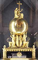 Reliquaire de la Couronne d'épines, cuivre doré d'or moulu (1806)