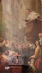 Cathédrale Saint-Louis - saint Vincent de Paul prêchant (Noël Halle, 1761)