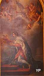 Cathédrale Saint-Louis - saint Louis honorant la Couronne d'épines (François Lemoyne, 1727)