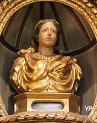 Cathédrale Notre-Dame de l'Immaculée Conception, buste reliquaire de sainte Justa de Séville