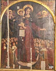 Cathédrale Notre-Dame de l'Immaculée Conception - retable de la Vierge du Rosaire (Ludivic Bréa, vers 1513)