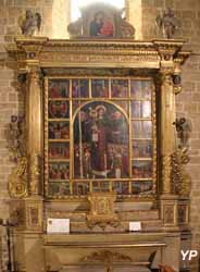 Cathédrale Notre-Dame de l'Immaculée Conception - retable de la Vierge du Rosaire (Ludivic Bréa, vers 1513)