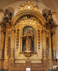 Cathédrale Notre-Dame de l'Immaculée Conception, autel de saint Antoine de Padoue, bois sculpté et doré (fin XVIIe s.)