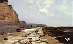 Chemin de Bas Fort Blanc, Dieppe, huile sur toile, 1885, (Elodie La Villette, collections du Musée de Morlaix)