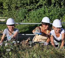 Château de l'Engelbourg - chantier de jeunes volontaires