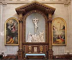 Église Notre-Dame - Christ en croix, marbre (Laurent Magnier, 1690)