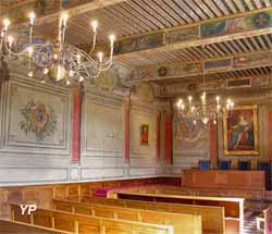 Salle d'audience du Parlement de Dombes (doc. Office de tourisme Trévoux Saône Vallée)