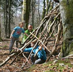 Animation construire un abri