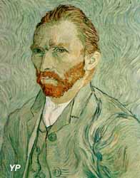 Cloître St Paul - autoportrait de Vincent van Gogh peint à Saint Rémy de Provence