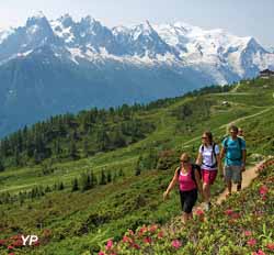 Station de Chamonix-Mont-Blanc - l'été (doc. JC Poirot)