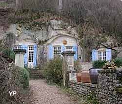 Cité troglodytique - façade de troglo