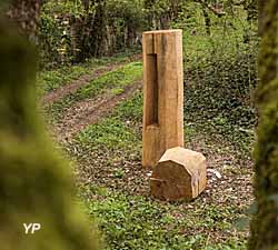 Île art parcours de sculptures - Colonne de Siméon (Joseph Ginet)