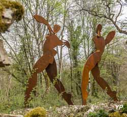 Île art parcours de sculptures - Viens (Agnès Keil)