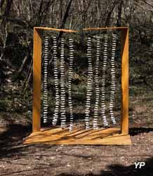 Île art parcours de sculptures - Portail des Cailloutis (Kiron)