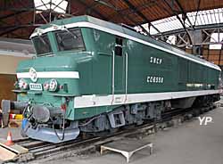 Rotonde ferroviaire - locomotive CC 6558