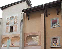 Visite de Chamb&eacute;ry - trompe-l'oeil contemporain