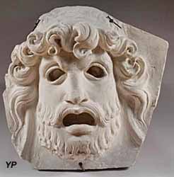 Théâtre municipal - masque tragédie Levillain