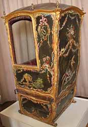 Musée national de la Voiture - chaise à porteurs