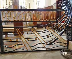 Église Saint-Martin - table de communion forgée