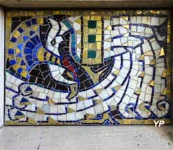 Église Sainte-Radegonde - mosaïque autel