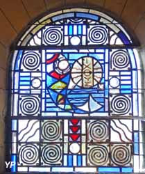 Église Sainte-Radegonde - symbole du poisson