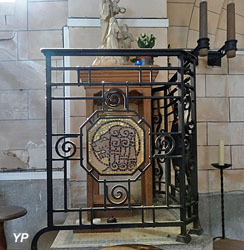 Église Sainte-Radegonde - grille forgée