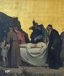 Jésus mis dans le sépulcre