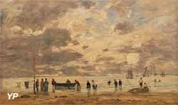Plage de Deauville (Eugène Boudin)