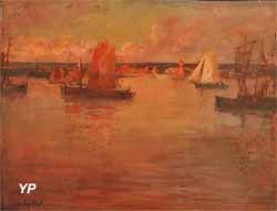 Le port de Camaret (Charles Cottet)