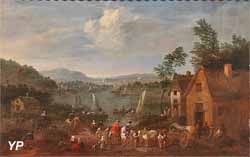 Paysage des bords du Rhin (Karel Breydel)