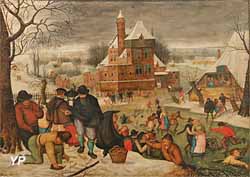 Scène de patinage (Pieter Brueghel le jeune, dit Brueghel d'Enfer)