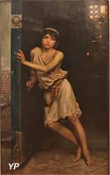 Samuel ouvrant les portes du temple (Auguste-Alexandre Hirsch)