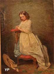 Petite fille en prière (Charles Chaplin)